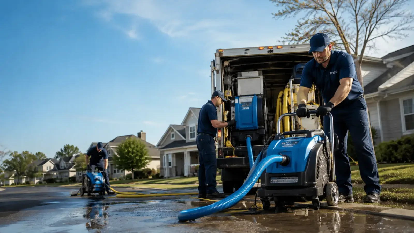 Flood Damage Cleanup in Concrete, WA
